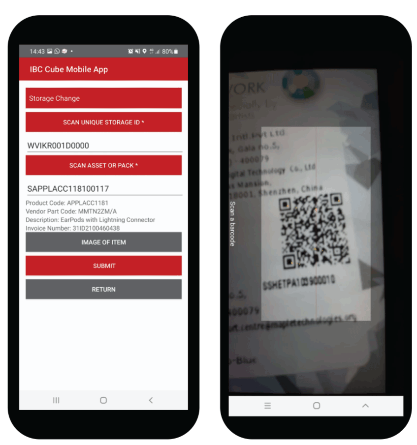 QR Code Scanning with mobile